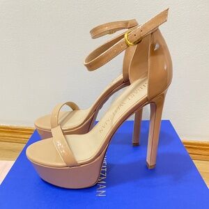 Stuart Weitzman NUDIST HOLLYWOOD PLATFORM SANDAL - Brand New in Box Sz 7